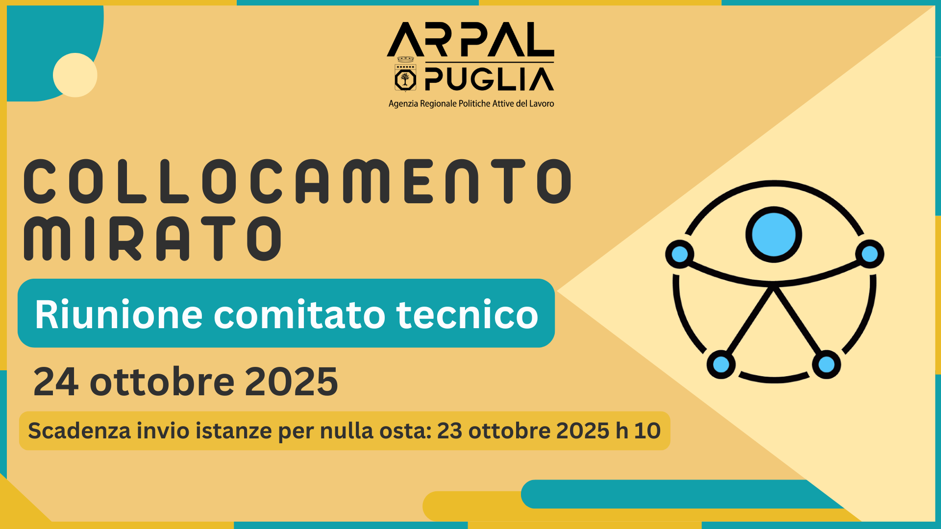 Collocamento mirato: il 24 ottobre la prossima riunione del Comitato Tecnico